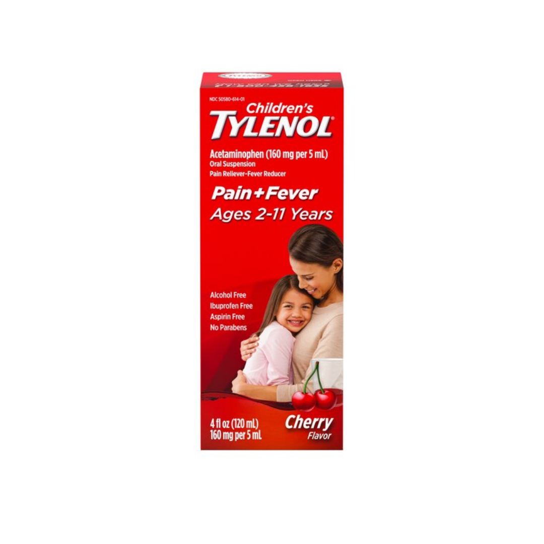 Children's Tylenol  160 mg Acetaminophen Liquid Cherry 4fl oz