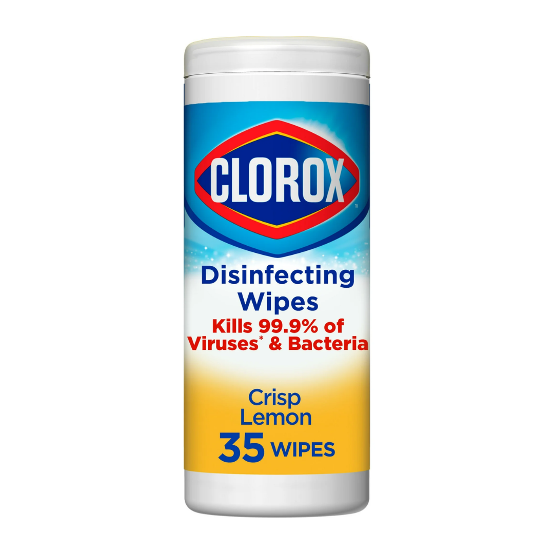 Clorox Crisp Lemon Scent Disinfecting Wipes 35ct