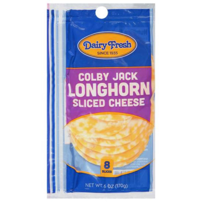 Dairy Fresh Colby Jack Cheese Slices 6oz