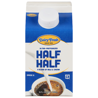 Dairy Fresh Half & Half 16oz