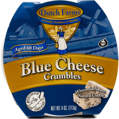 Dutch Farms Blue Cheese Crumbles 4oz