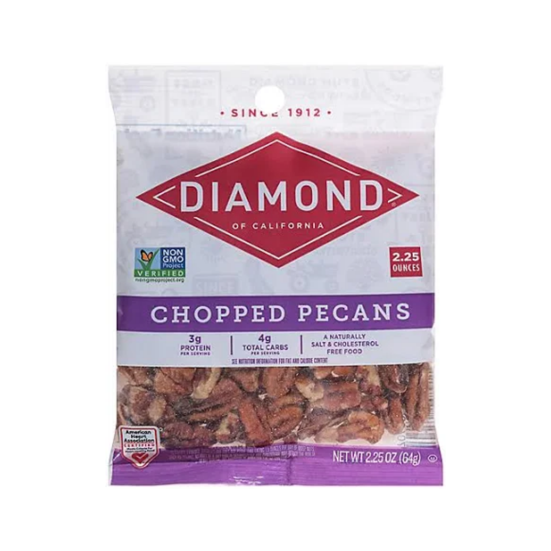 Diamond Chopped Pecans 2.25oz