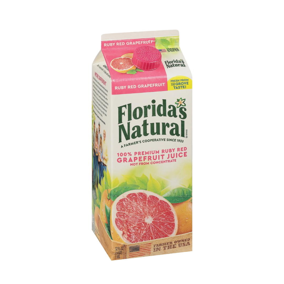 Florida's Natural Ruby Red Grapefruit Juice 52oz