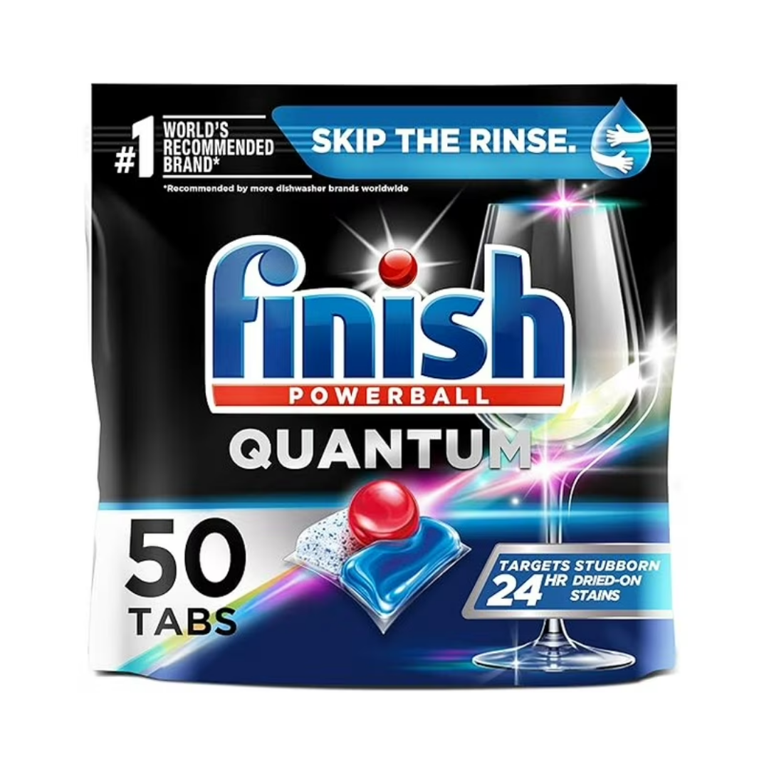 Finish Powerball Quantum Dishwasher Detergent Tablets 50ct