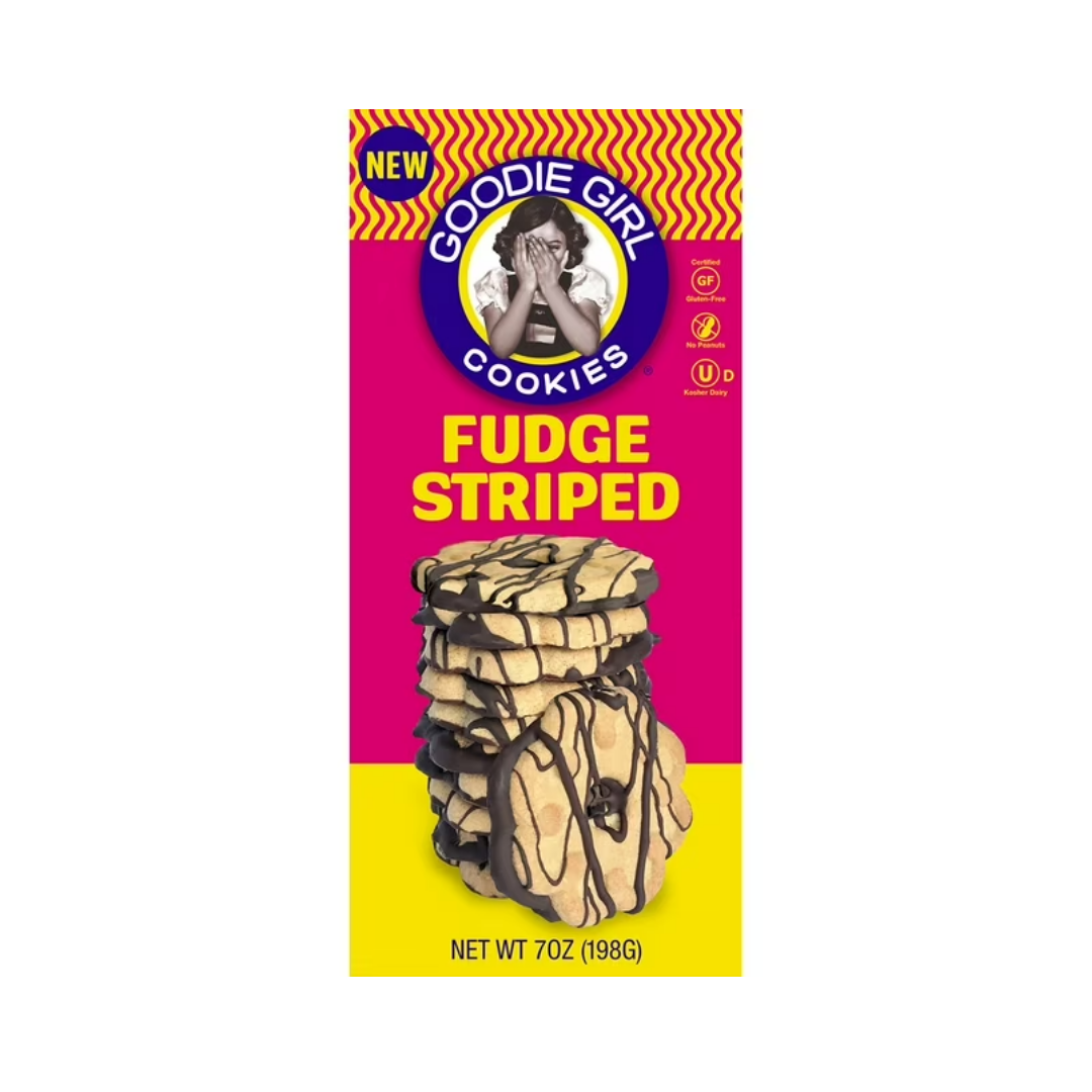 Goodie Girl Fudge Stripped Cookie 7oz