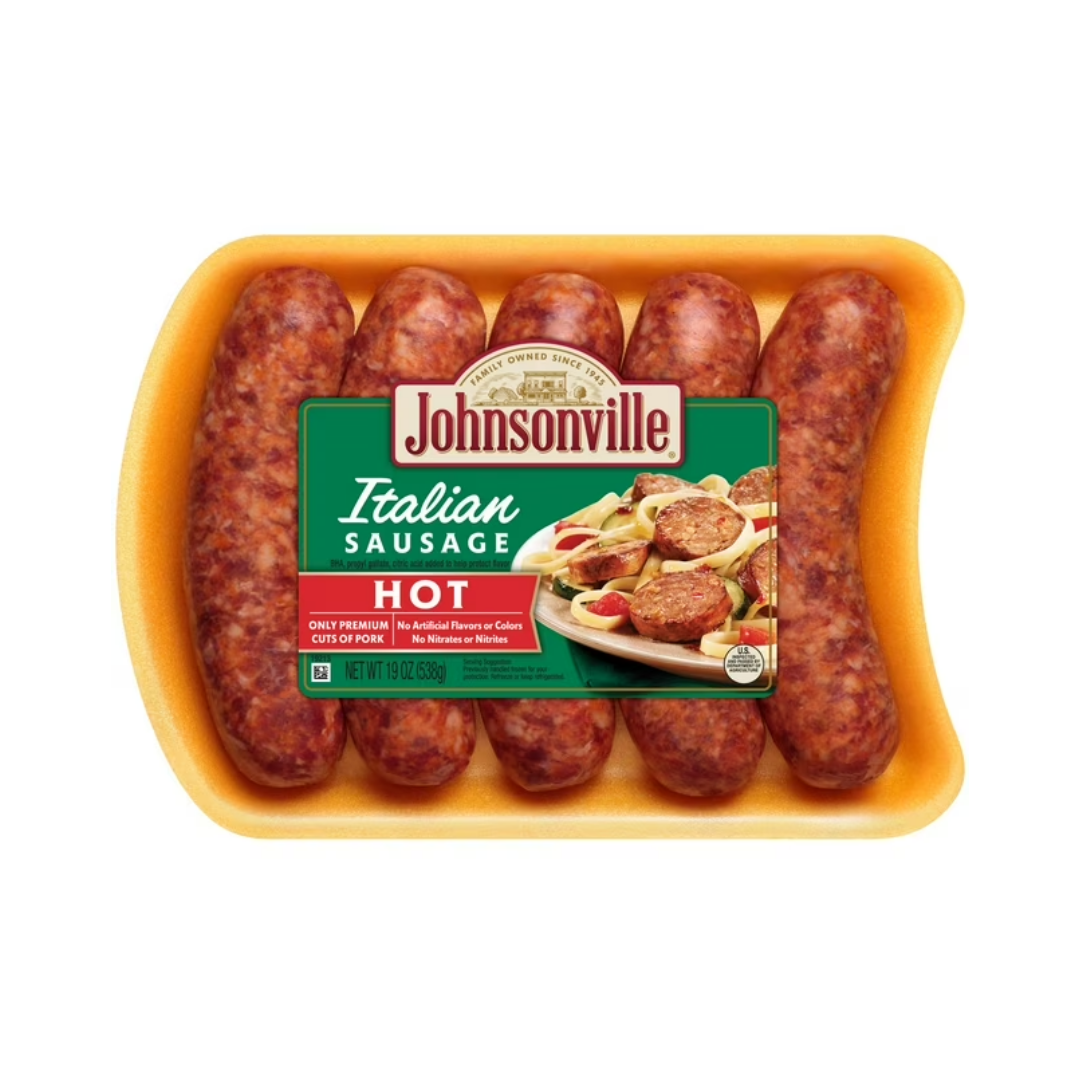 Johnsonville Hot Italian Sausage 19oz