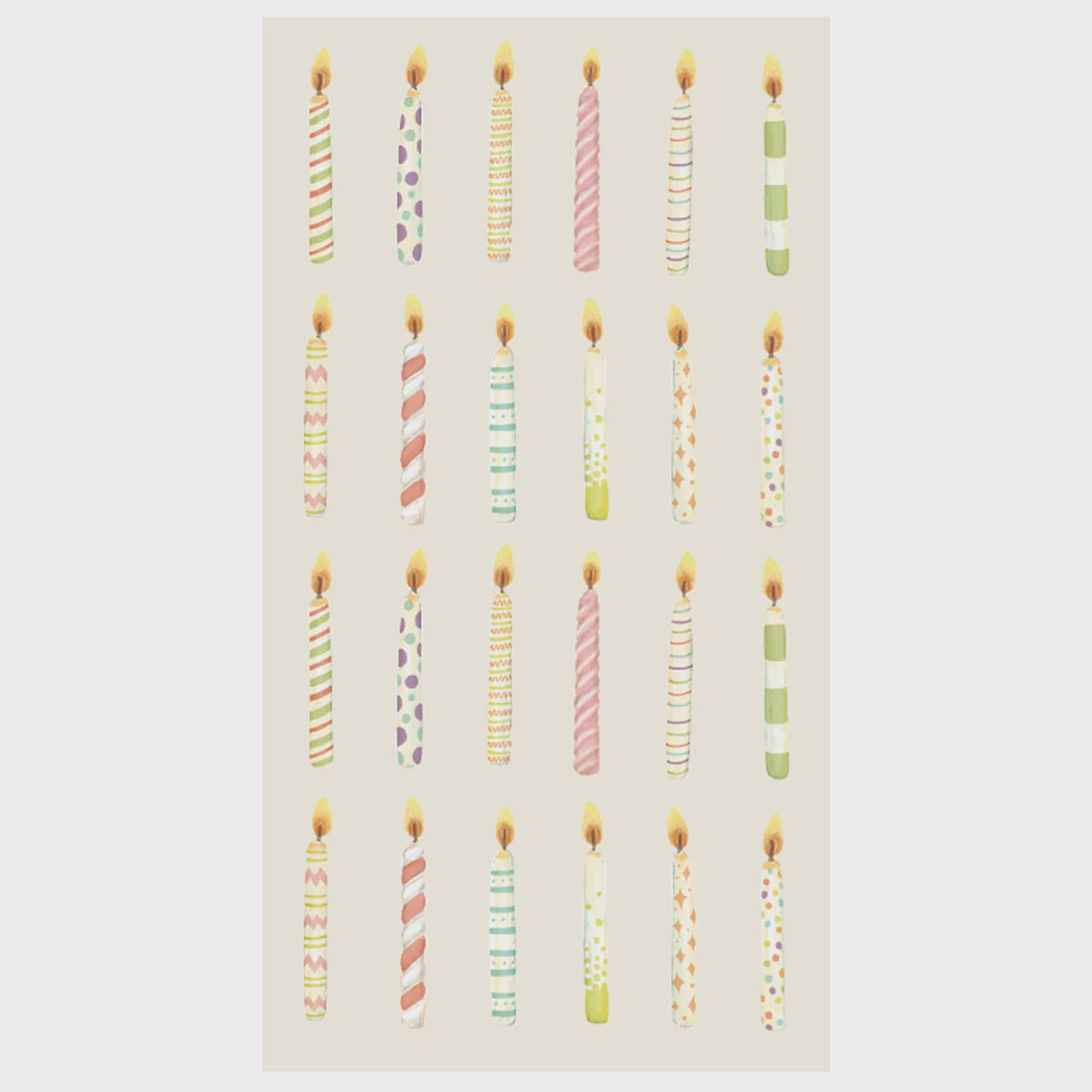 Birthday Candles Guest Napkins 16ct