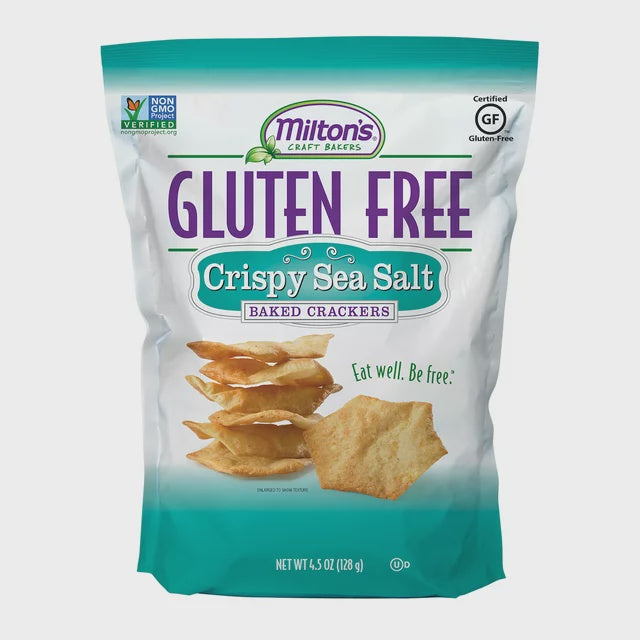 Milton's Gluten Free Crispy Sea Salt Baked Crackers 4.5oz