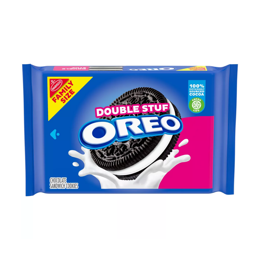 Nabisco Double Stuf Oreo Family Size Cookies 1lb 2.71oz