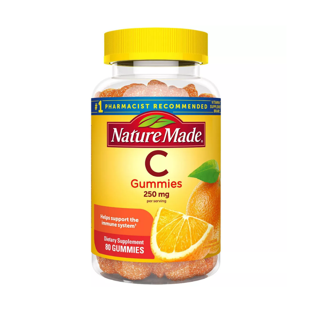 Nature Made Vitamin C 250mg Gummies Tangerine 80ct