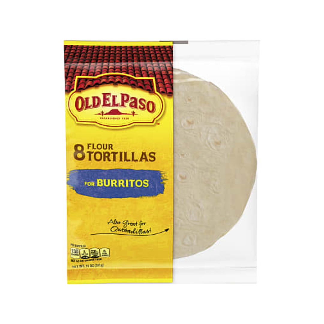 Old El Paso Flour Tortilla Shells 8ct