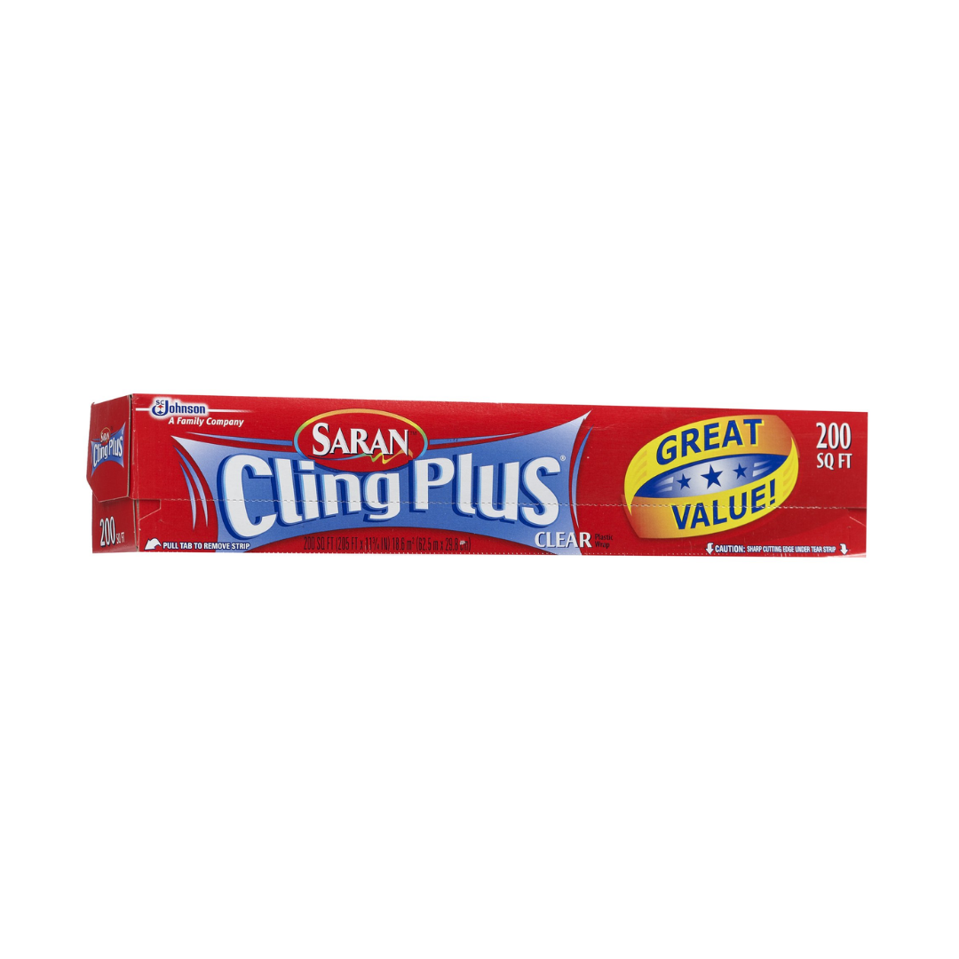 Saran Cling Plus Plastic Wrap 200ft