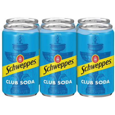 Schweppes Club Soda 7.5fl oz x 6