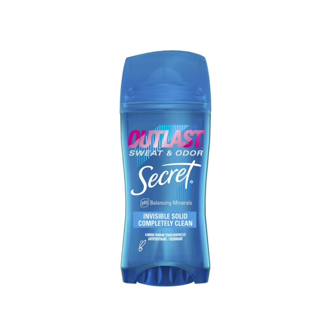 Secret Outlast Invisible Solid Antiperspirant Deodorant Completely Clean 2.6oz