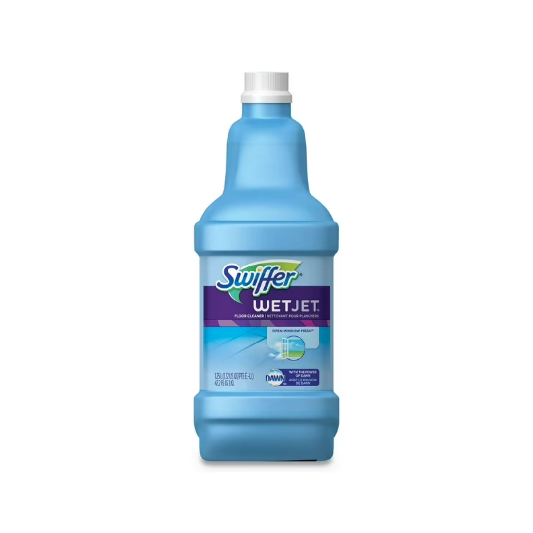 Swiffer WetJet Multi-Purpose Floor Cleaner Solution Fresh Scent Febreze Refill 42.2fl oz