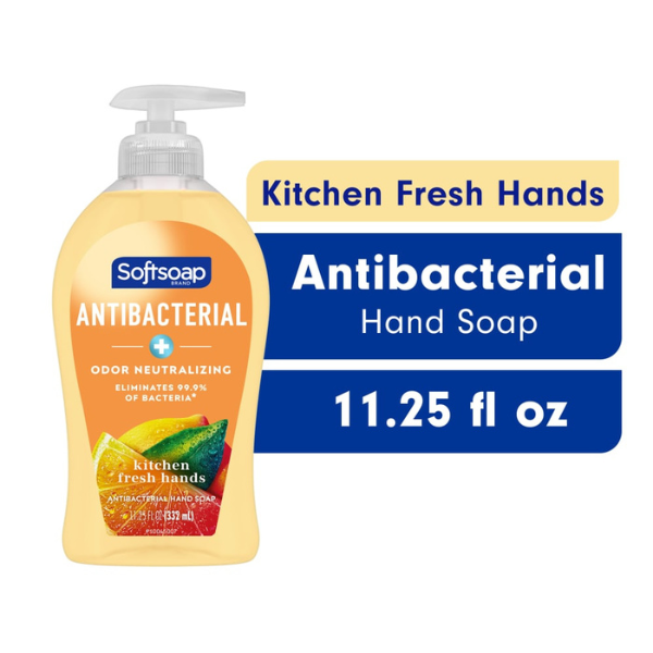 Softsoap Antibacterial Odor Neutralizing Kitchen Fresh Hand Soap 11.25fl oz