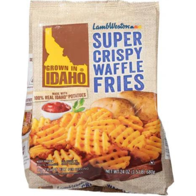 Lamb Weston Super Crispy Waffle Fries 24oz