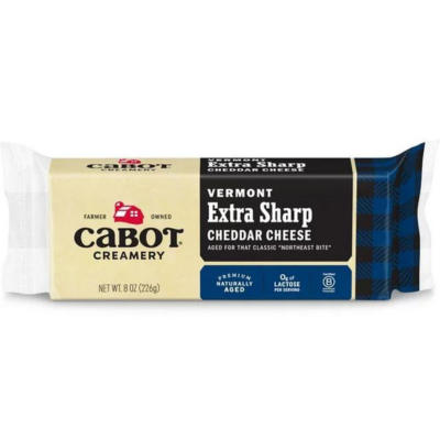 Cabot Extra Sharp White Cheddar Cheese 8oz