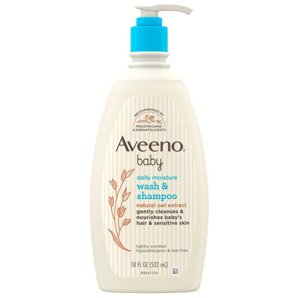 Aveeno Baby Wash & Shampoo 18oz