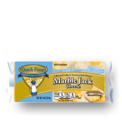 Dutch Farms Marble Jack Cheese Bar 8oz