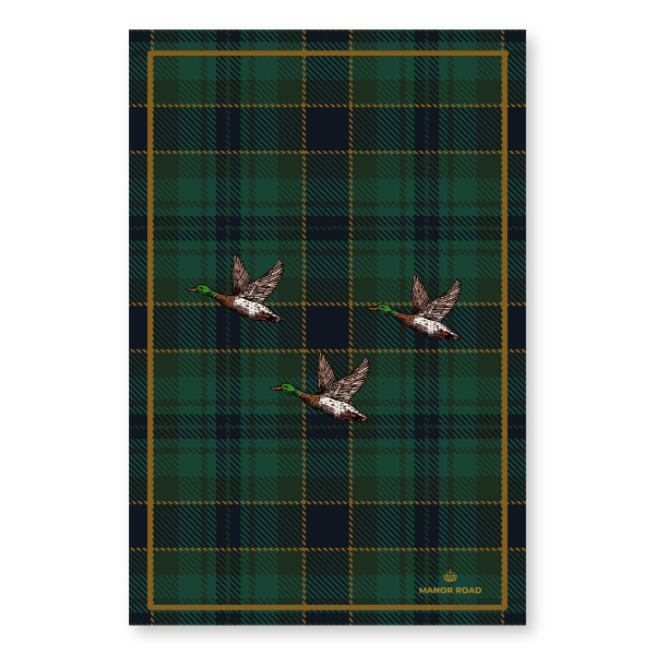 Manor Road Flying Mallards Microfiber Tea Towel