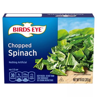 Birds Eye Chopped Spinach 10oz