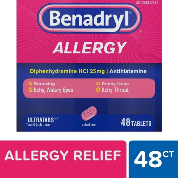 Benadryl Allergy Capsules 48ct