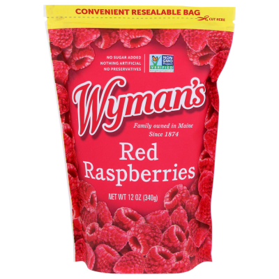 Wyman's Frozen Red Raspberries 12oz