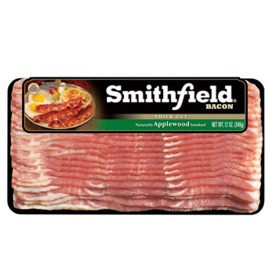 Smithfield Thick Cut Applewood Bacon 12oz