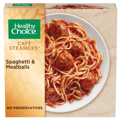 Healthy Choice Spaghetti and Meatballs Steamer 9.25oz