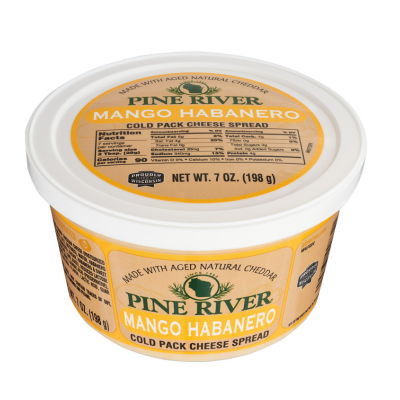 Pine River Mango Habanero Cheese Spread 7oz