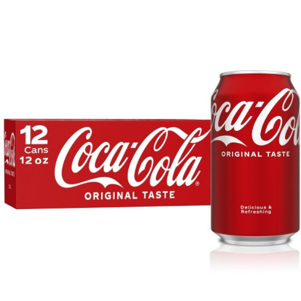 Coca-Cola Classic Coke Cans 12fl oz x 12