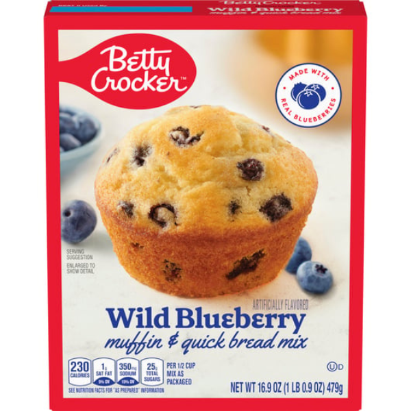 Betty Crocker Wild BlueberryMuffin Mix 16.9oz