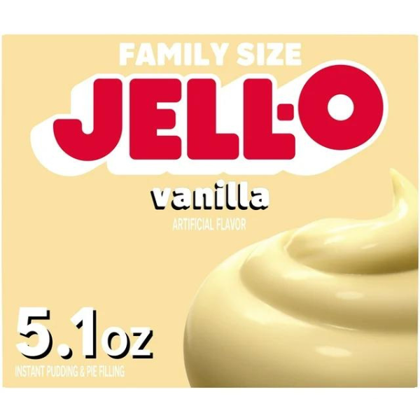 Jell-O Vanilla Instant Pudding Mix 5.1oz