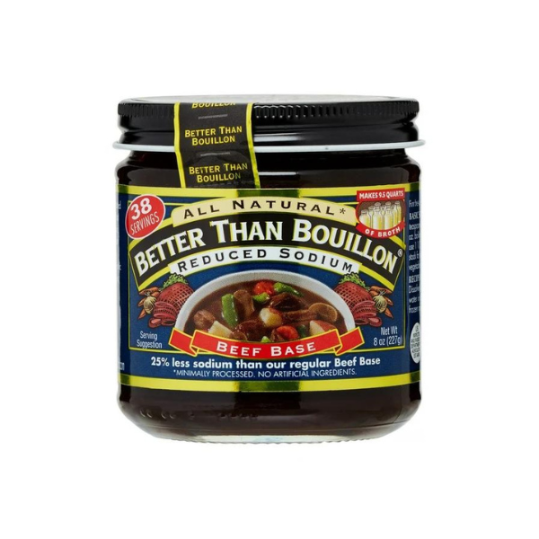 Better Than Bouillon Beef Base Low Sodium 8oz