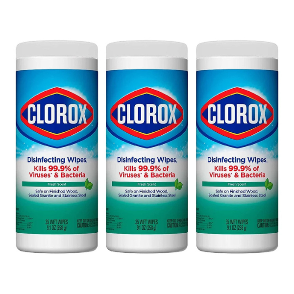 Clorox Wipes 3 Pk X35 ct