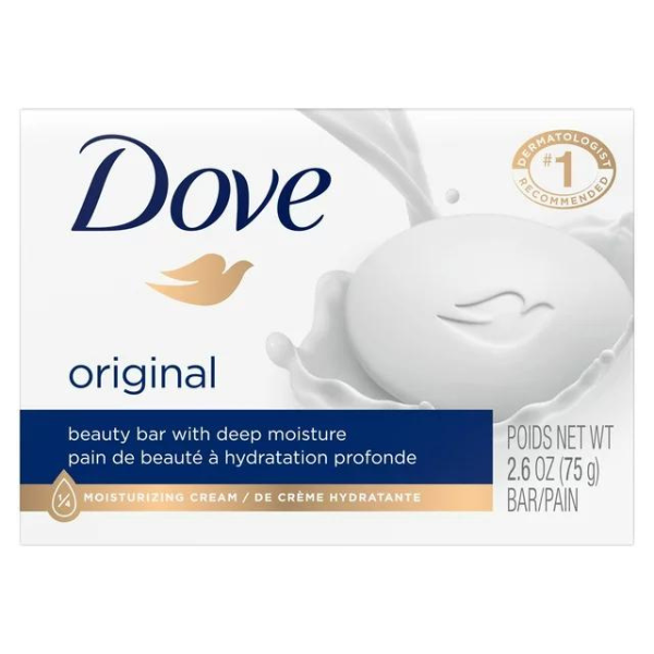 Dove White Bar Soap 1ct