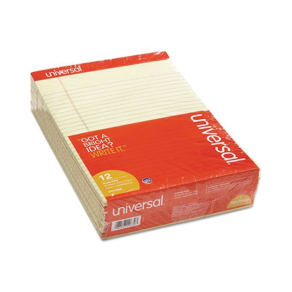 Universal Perforated Edge Writing Pads 8.5x11 x 12pk