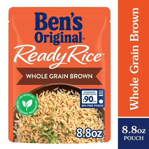 Ben's Original Ready Rice Whole Grain Brown 8.8oz