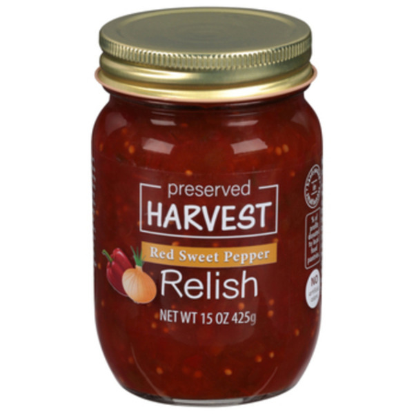 Preserved Harvest Red Sweet Pepper Relish 15oz