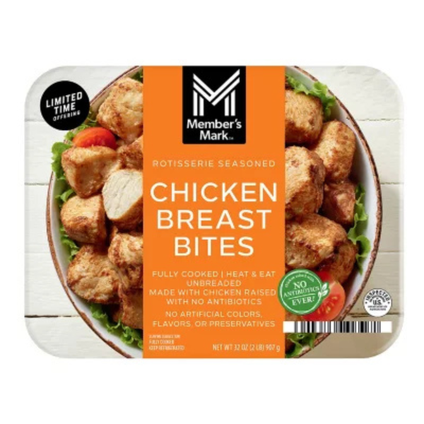 Member's Mark Rotisserie Seasoned Chicken Breast Bites 32oz