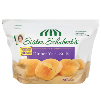 Sister Schuberts Yeast Rolls 20ct