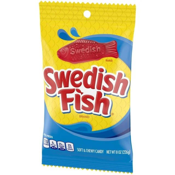 Swedish Fish Soft & Chewy Candy 8oz