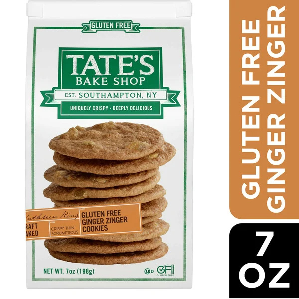 Tate's Gluten Free Ginger Zinger Cookies 7oz