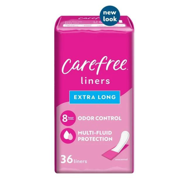 Carefree Acti-Fresh Extra Long Pantyliner 36ct