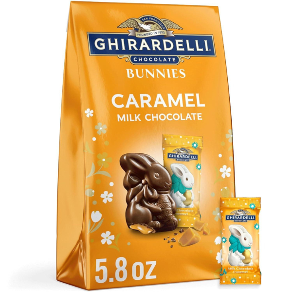 Ghirardelli Milk Chocolate Caramel Bunnies 5.8oz