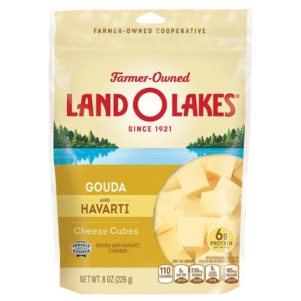 Land O' Lakes Gouda & Havarti Cheese Cubes 8oz