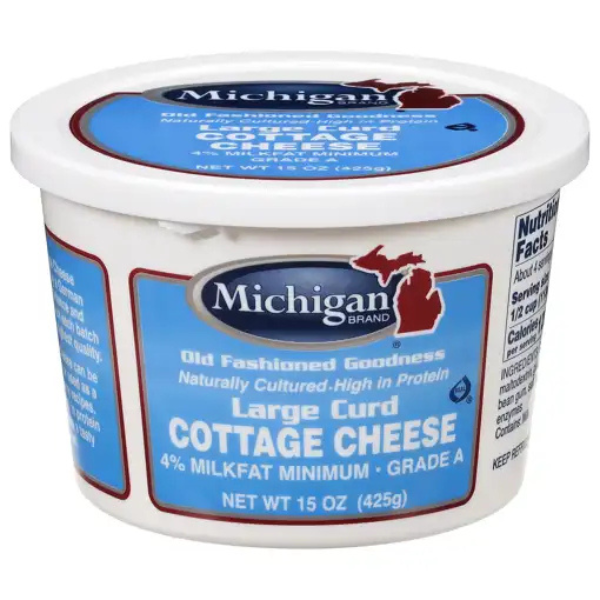 Michigan Large Curd Cottage Cheese 15oz