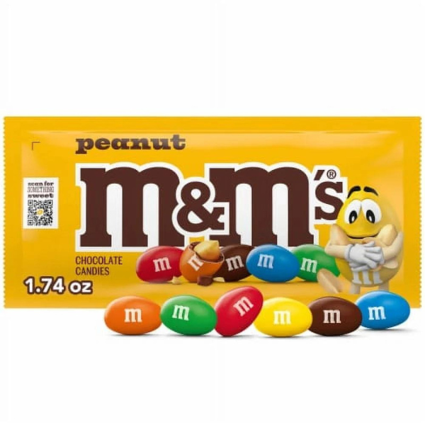 M&M Peanut Milk Chocolate, 1.74oz