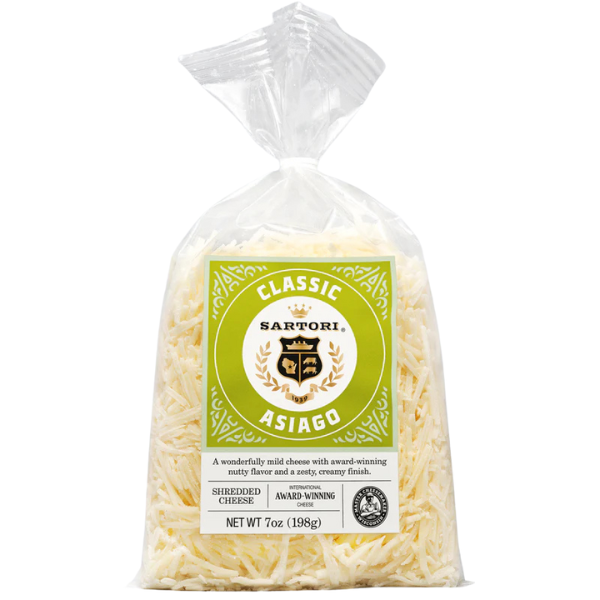 Sartori Shredded Asiago Cheese 7oz
